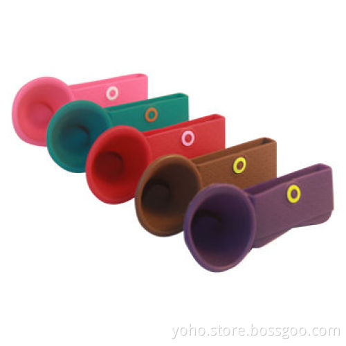 Silicone Speaker Function and Capacitive Stylus for iPhone 4S, Supports Function Shape